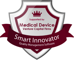 Smart Innovator badge supported by Medical Device Venture Capital Firms
